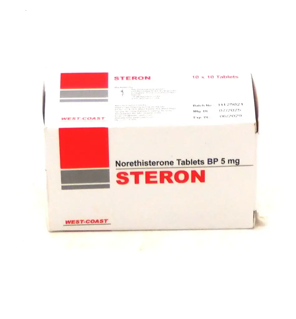 Norethisterone 5mg Tablets (Steron)