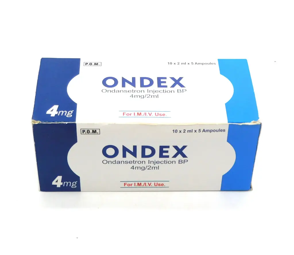 Ondansetrone 4mg/2ml Injection Ampoule (Ondex)