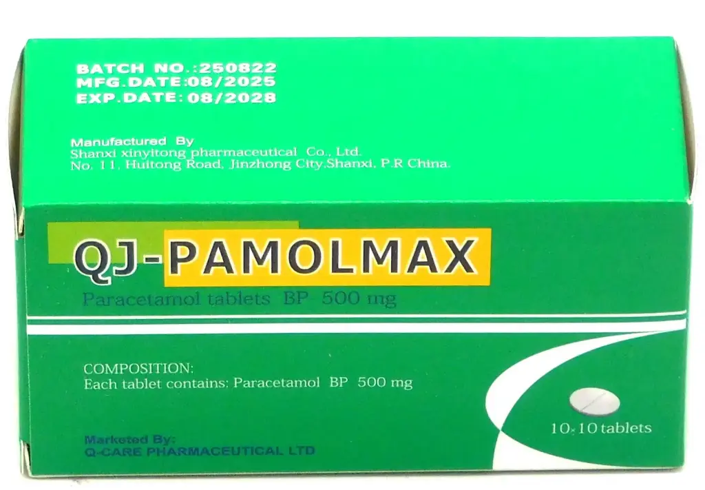 Paracetamol 500mg Tablets Blister (QJ-Pamolmax)