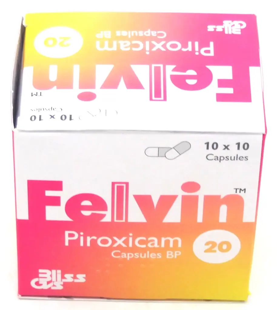 Piroxicam 20mg Capsule (Felvin)
