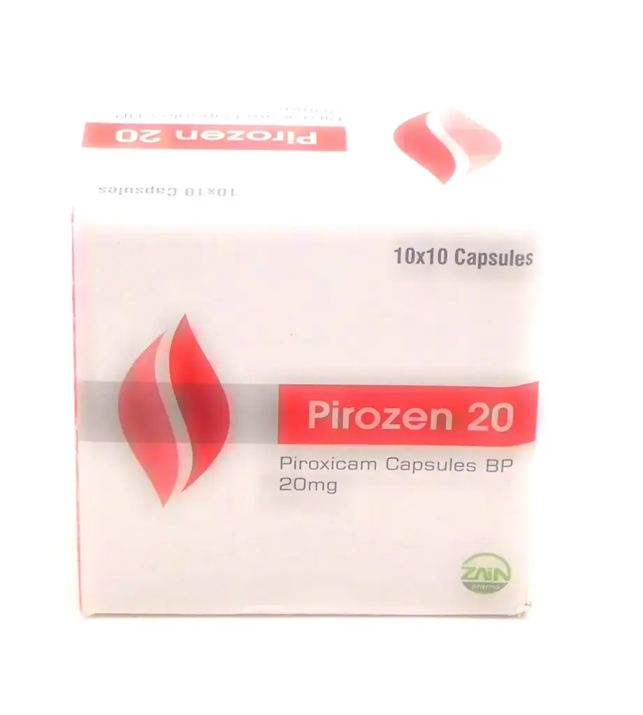 Piroxicam 20mg Capsule (Pirozen 20)