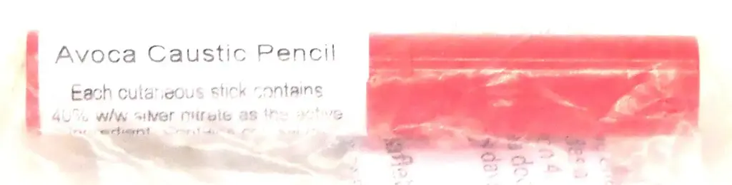 Potassium/Silver Nitrate 40% Red (Caustic Pencil)