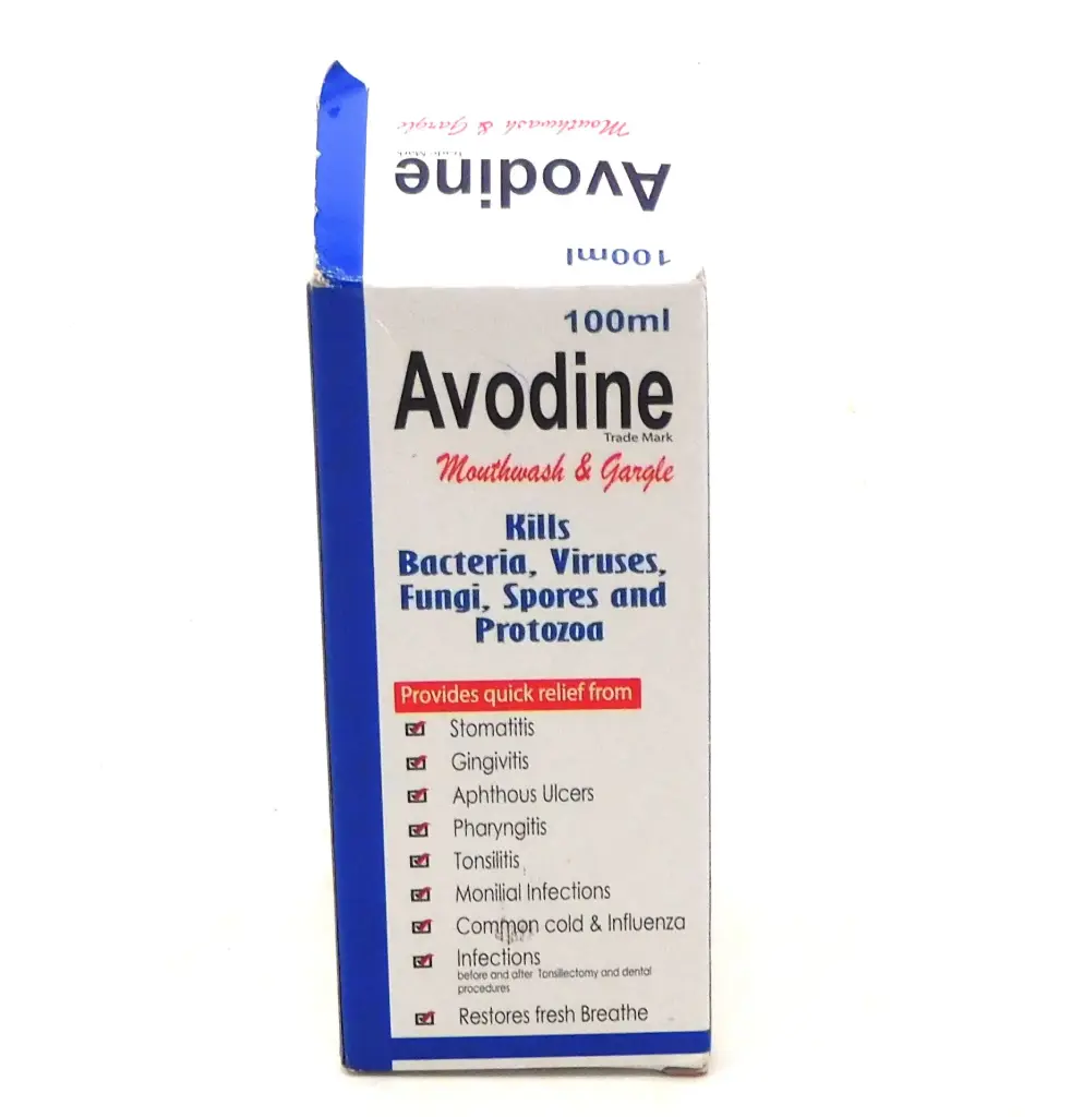 Povidone Mouthwash 100ml (Avodine)