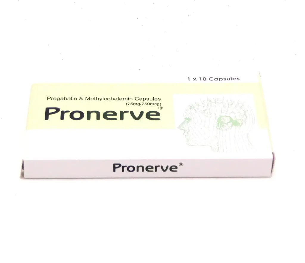 Pregabalin/Methylcobalamin 75mg/750mcg Capsules (Pronerve)