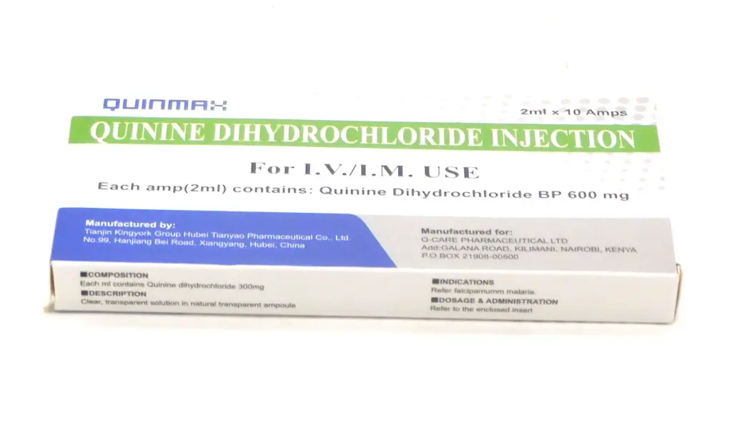 Quinine Injection 600mg/2ml (Quinmax)