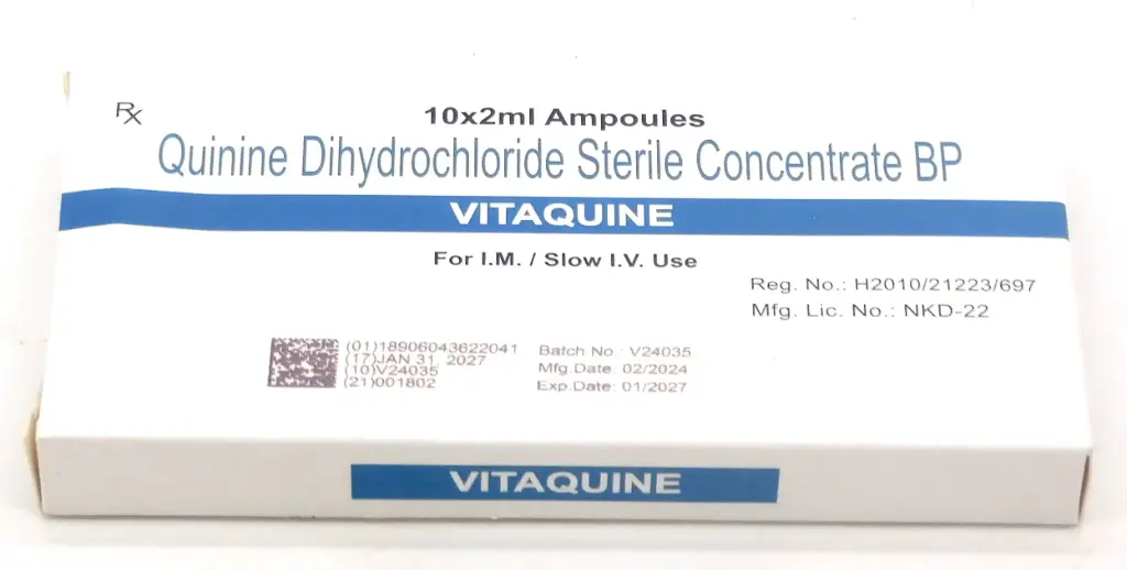 Quinine Injection 600mg/2ml (Vitaquine)