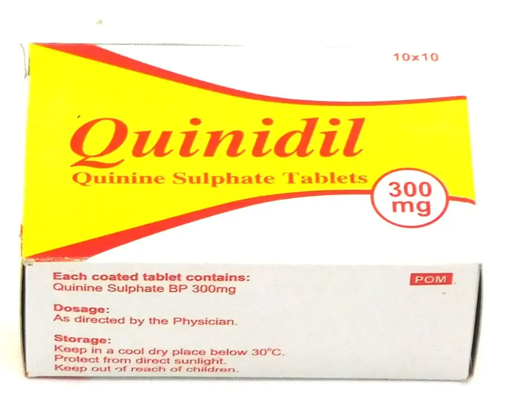 Quinine Sulphate 300mg Tablets (Quinidil)