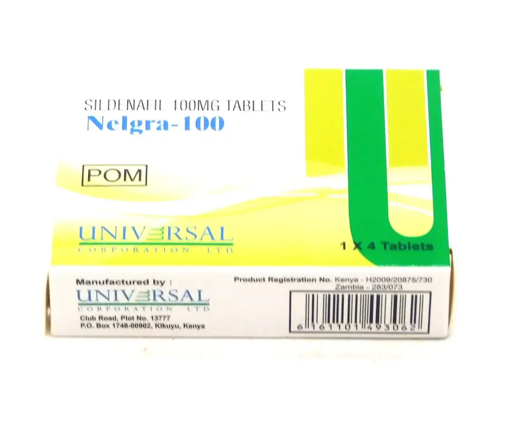 Sildenafil 100mg Tablets (Nelgra)