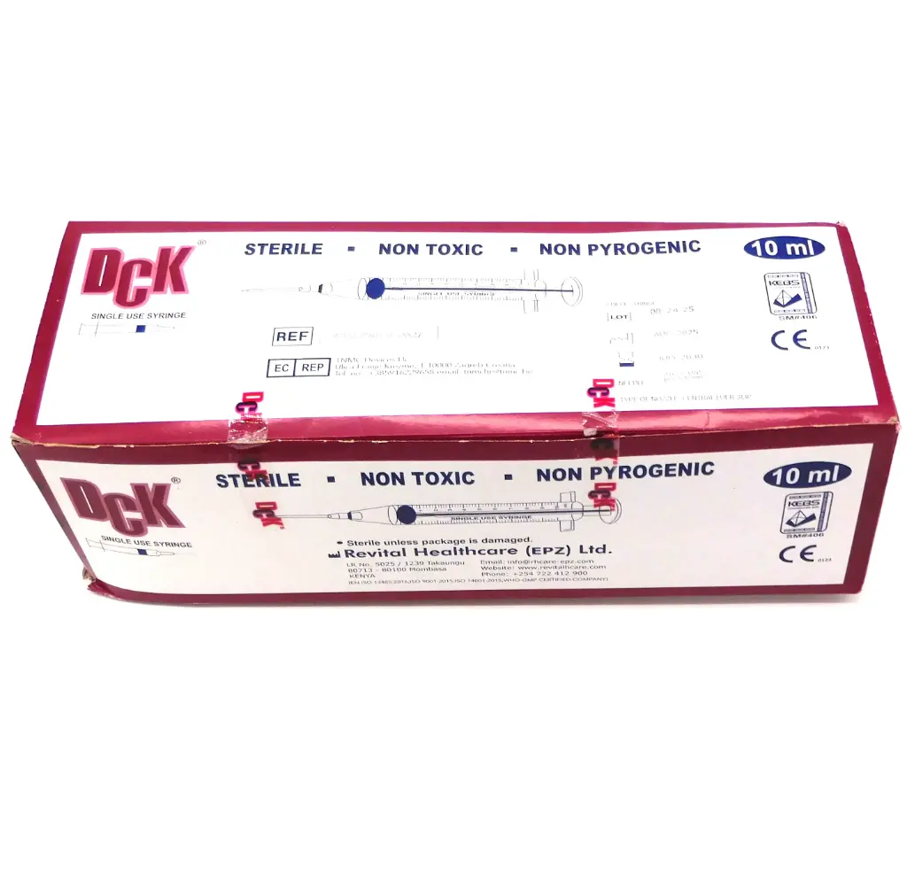 Syringe 10cc With Needle (DCK)