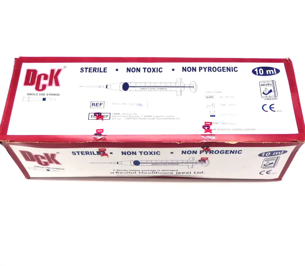 Syringe 10cc Without Needle (DCK)