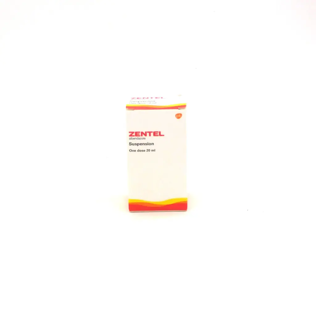 Albendazole 20ml Suspension 100mg/5ml (Zentel)