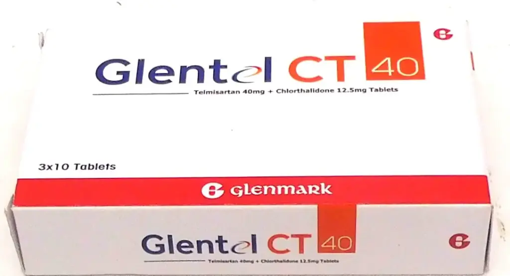 Telmisartan/Chlorthalidone 40mg/12.5mg Tablets (Glentel CT 40) 