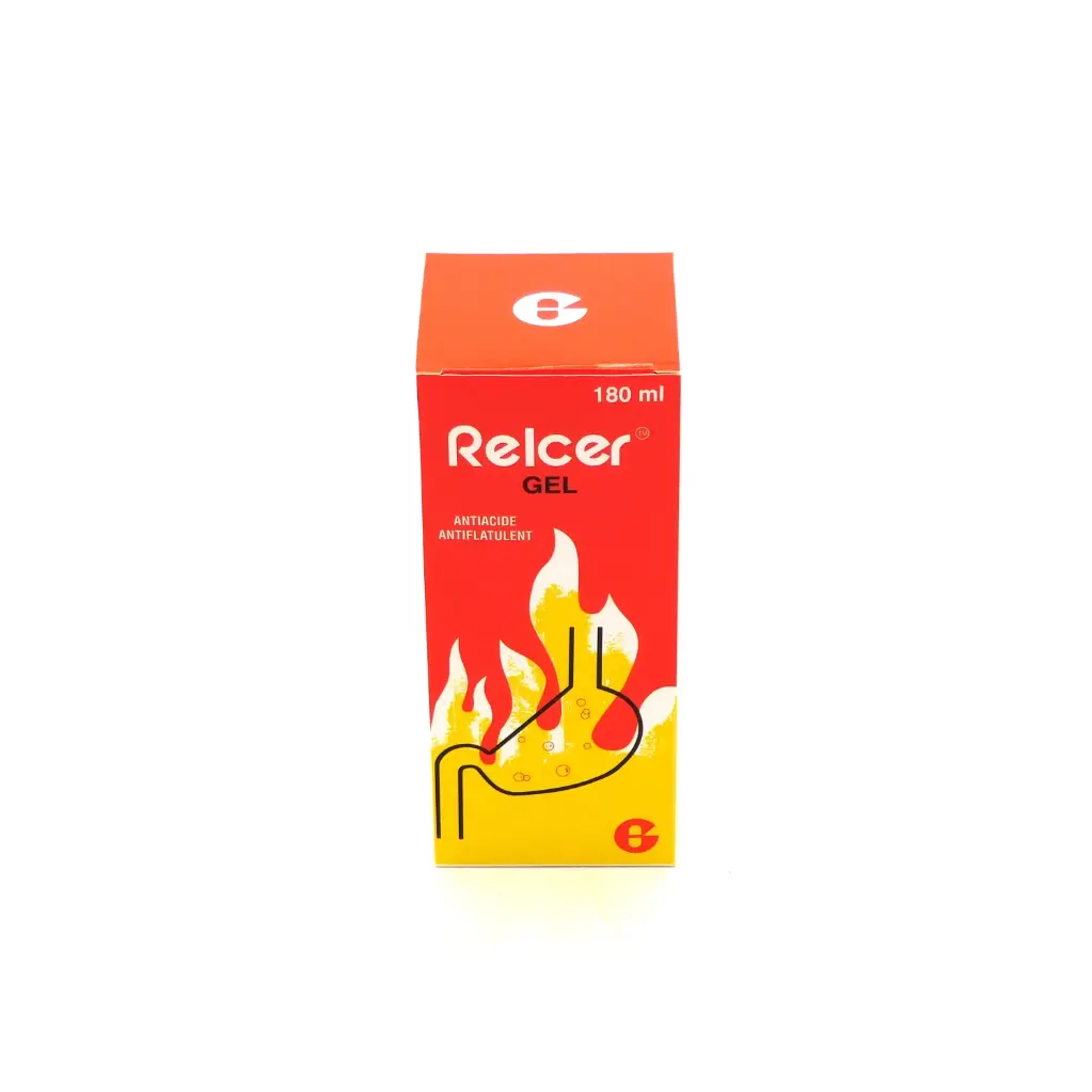 Aluminium Hydroxide/Magnesium Hydroxide/ Simethicone/ Deglycyrrhizinated Liquorice 365mg/80mg/100mg/400mg 180ml (Relcer)