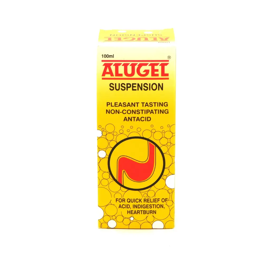 Aluminium Hydroxyde/Magnesium Trisilicate 5ml/120/250mg Syrup 100ml (Alugel)