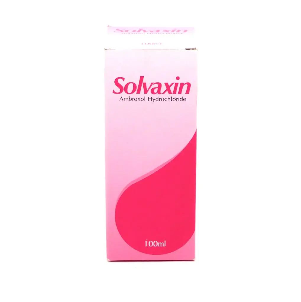 Ambroxol Hydrochloride 15mg/5ml Syrup 100ml (Solvaxin)