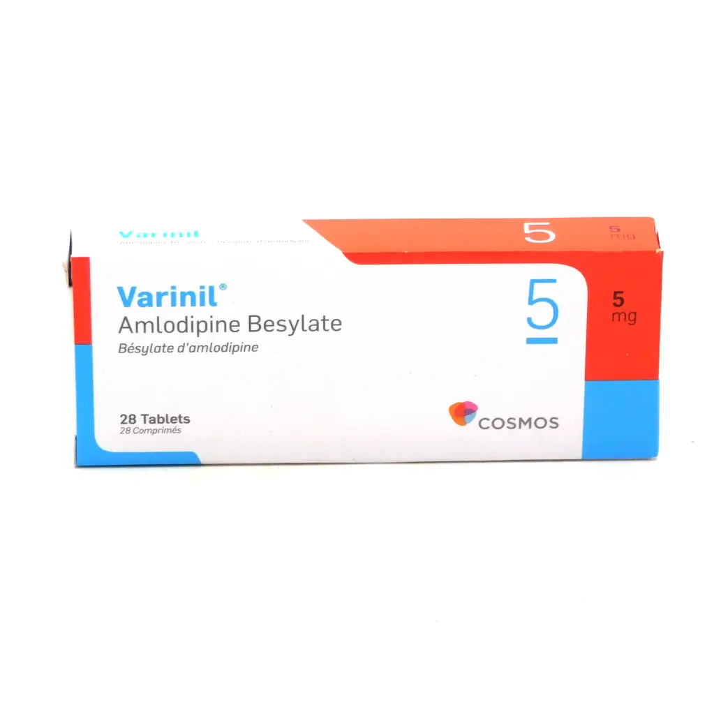 Amlodipine Besylate 5mg Tablets (Varinil)