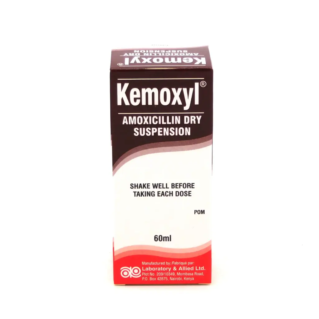 Amoxicillin 125mg/5ml Suspension 60ml (Kemoxyl)