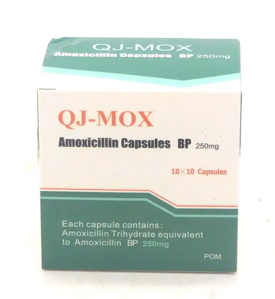 Amoxicillin 250mg Capsules (Qj-Mox)
