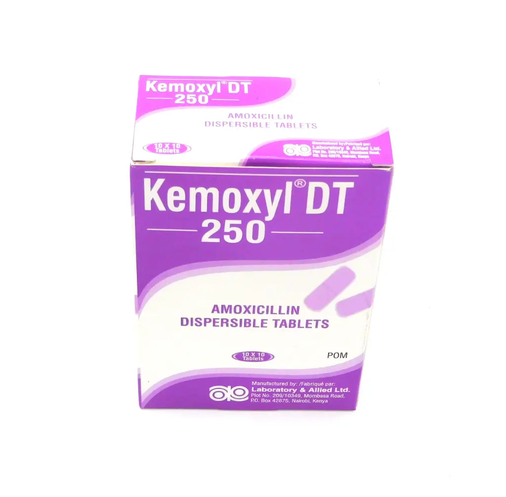 Amoxicillin 250mg Tablets Dispersible (Kemoxyl DT)