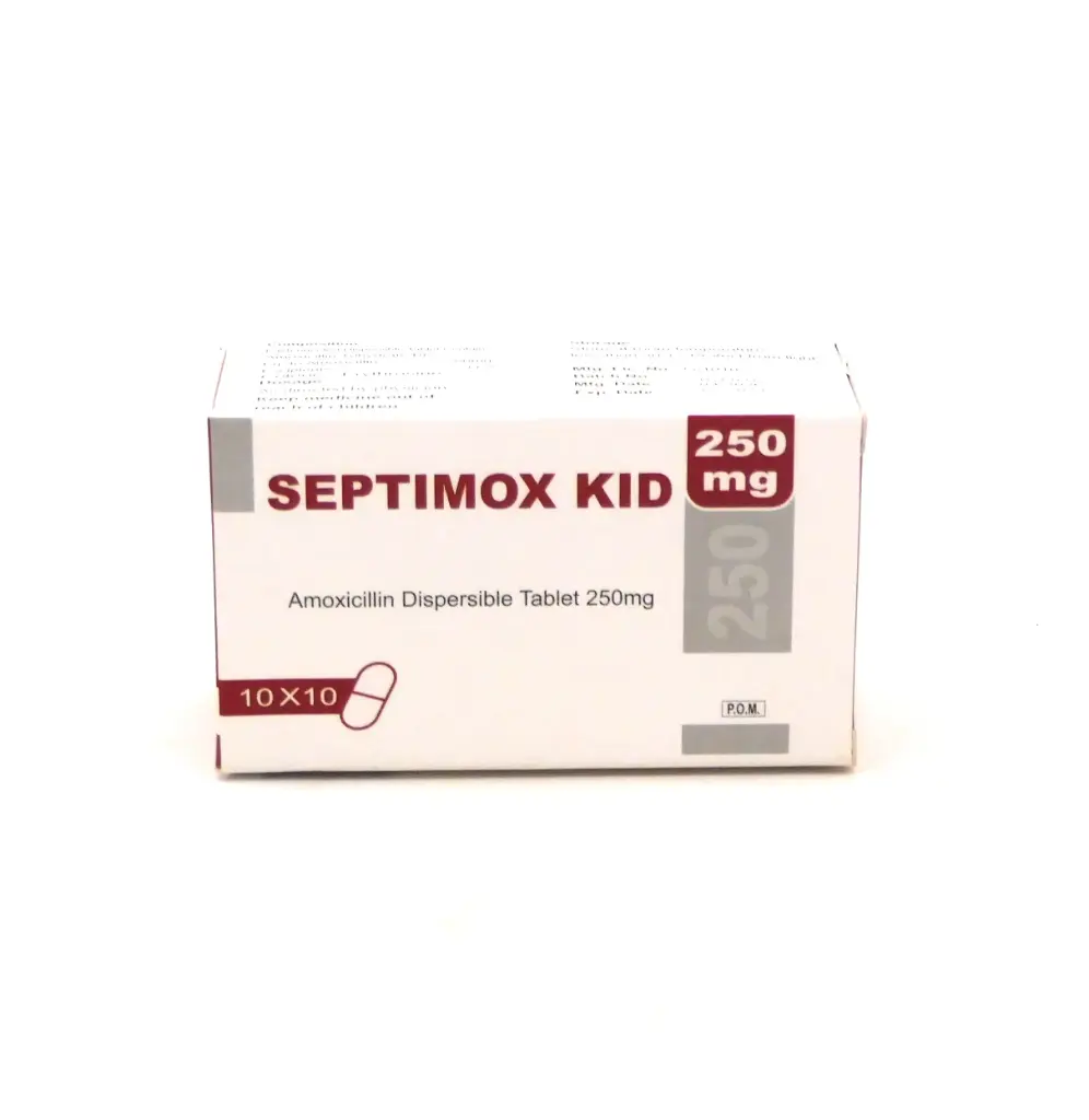 Amoxicillin 250mg Tablets Dispersible (Septimox Kid)