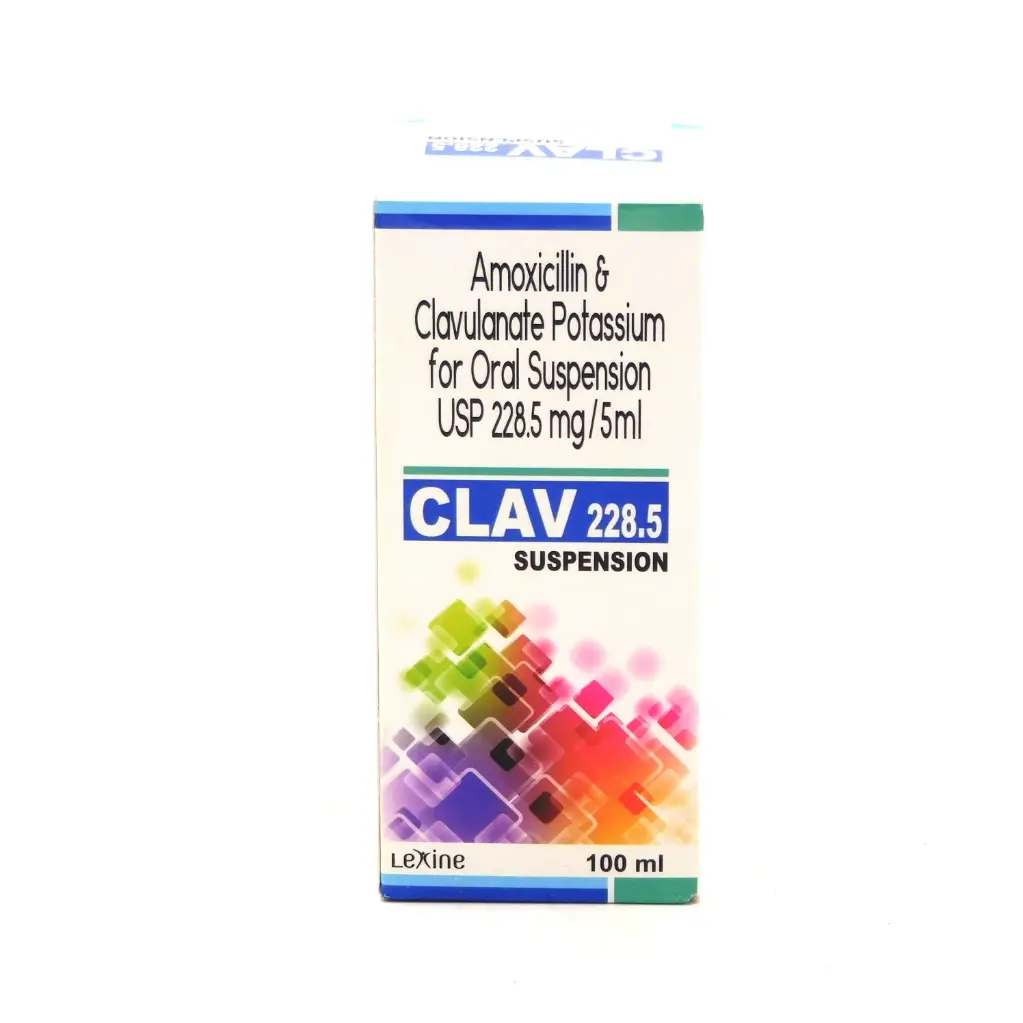Amoxicillin/Clavulanate Potassium 228mg/5ml 100ml Syrup (Clav)
