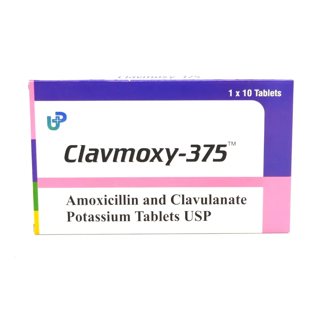 Amoxicillin/Clavulanate Potassium 375mg Tablets (Clavmoxy-375)