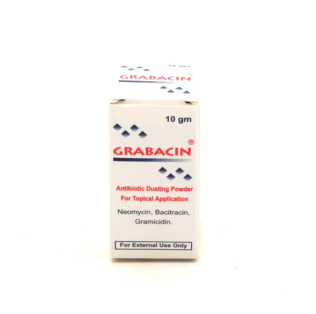 Antibiotic Dusting Powder 10gm (Grabacin)