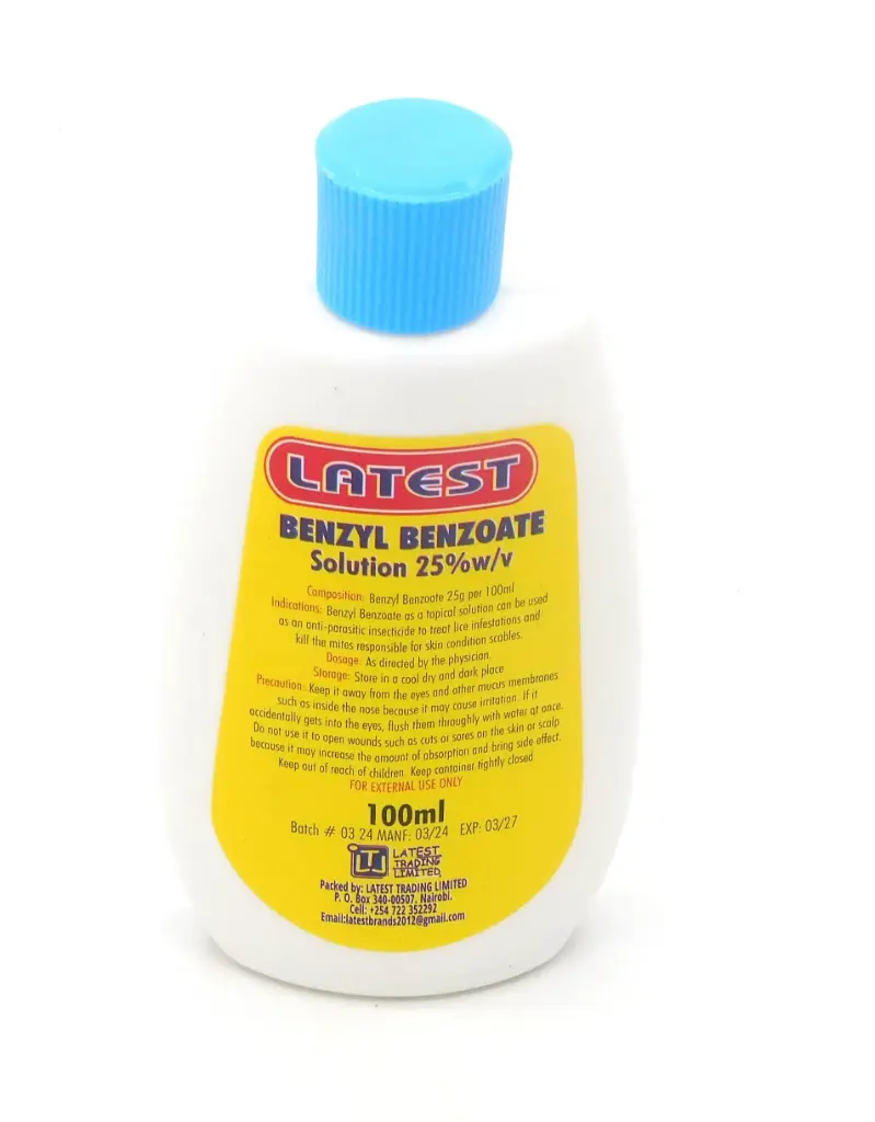 Benzyl Benzoate 25% 100ml (Latest)