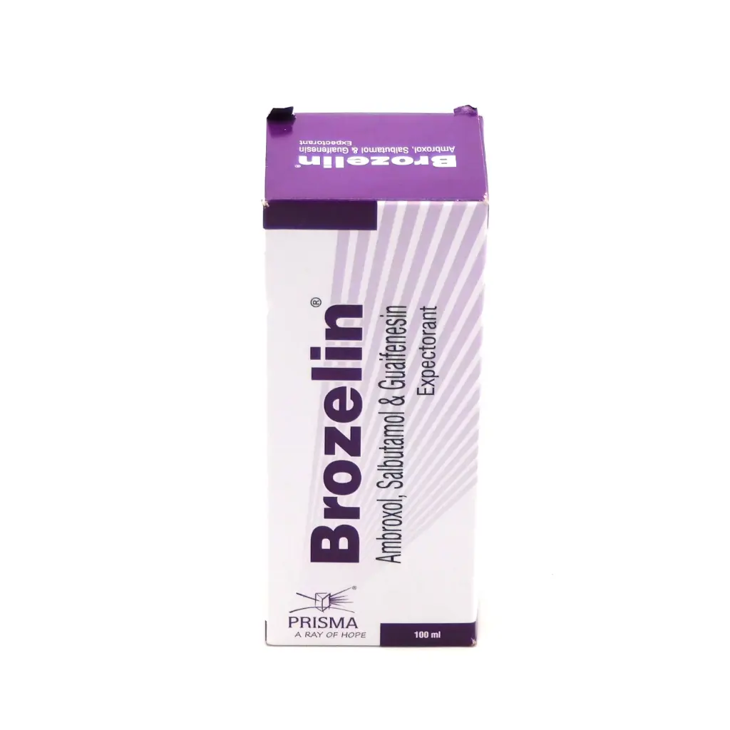 Brozelin Expectorant 100ml Syrup (Prisma)