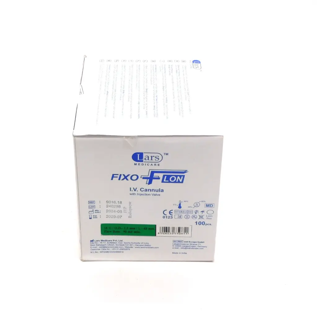 Cannula G18 - Green (Fixoflon)