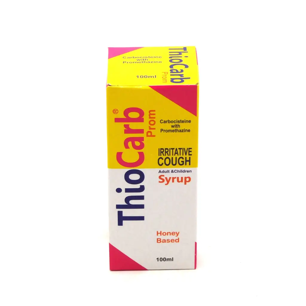 Carbocisteine/Promethazine Hcl 100mg/2.5mg Syrup 100ml (Thiocarb)