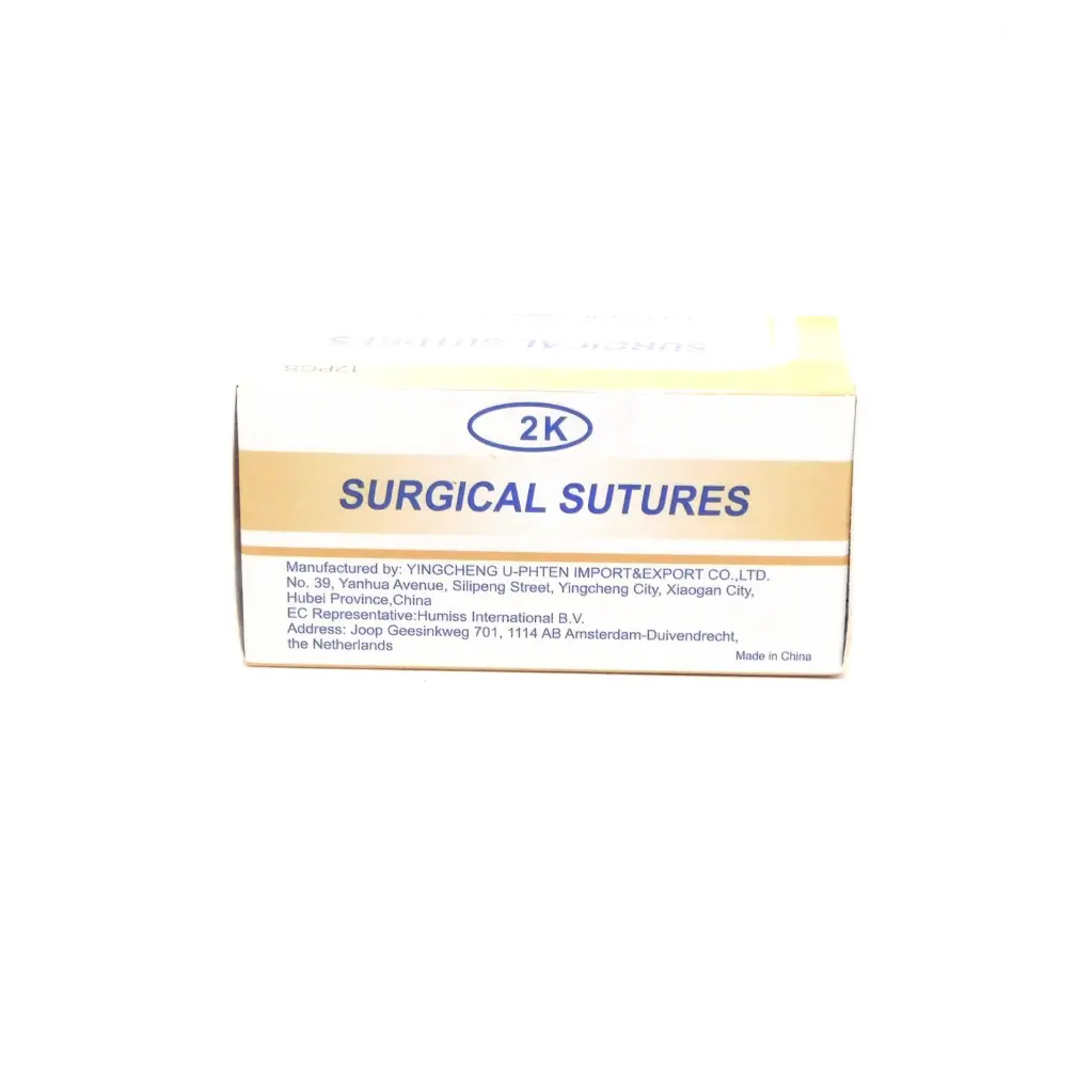 Catgut Surgical Sutures 40mm with Single Needle 75cm Size 2/0 Round Body (2K)
