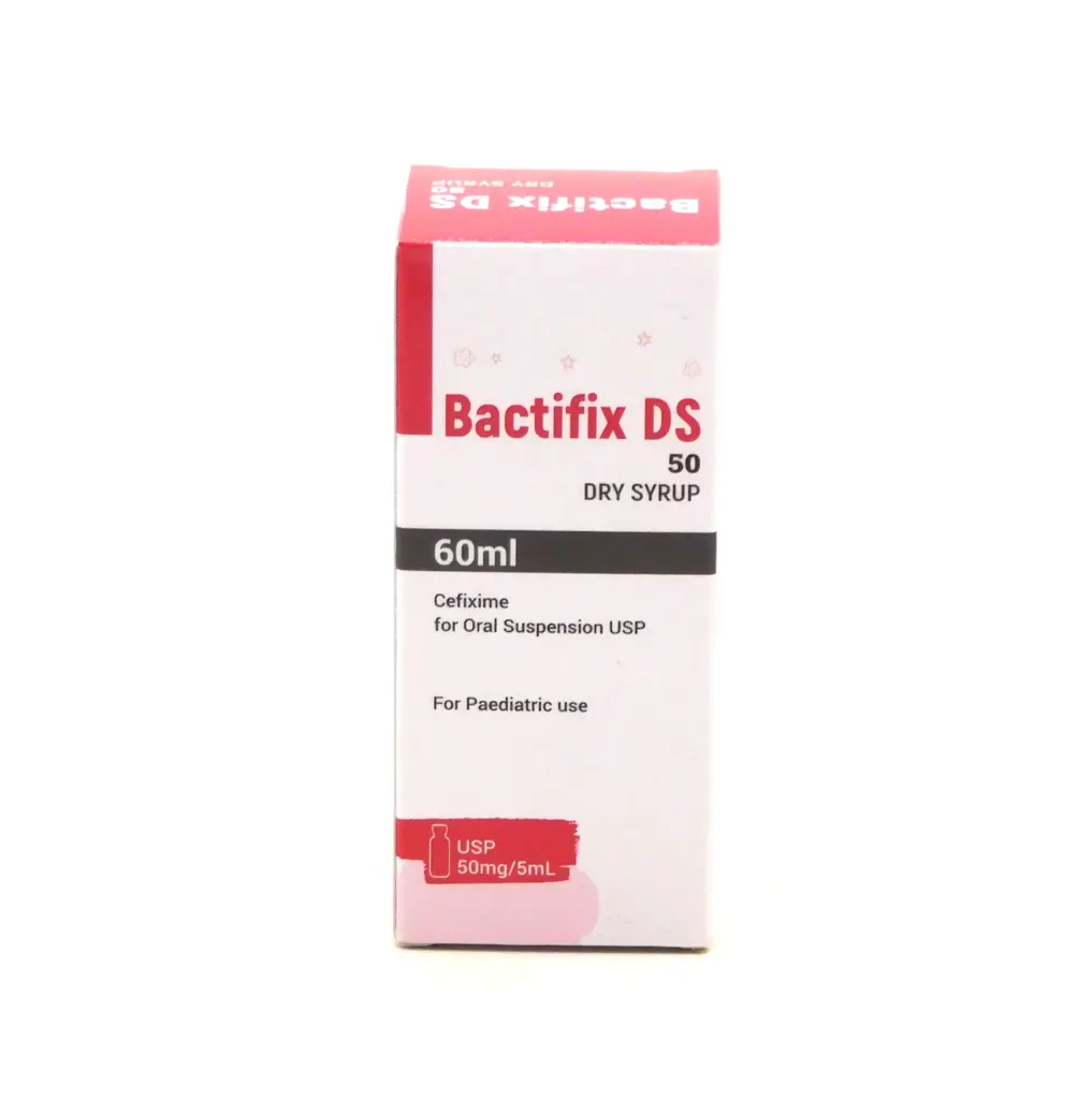 Cefixime 50mg/5ml Oral Suspension 60ml (Bactifix DS)