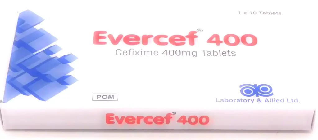 Cefixime 400mg Tablets (Evercef-400)