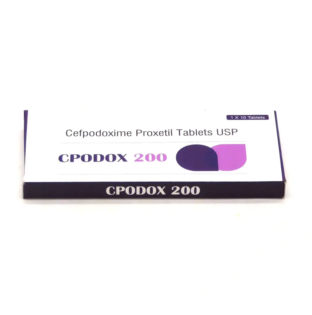Cefpodoxime 200mg Tablets (Cpodox) 