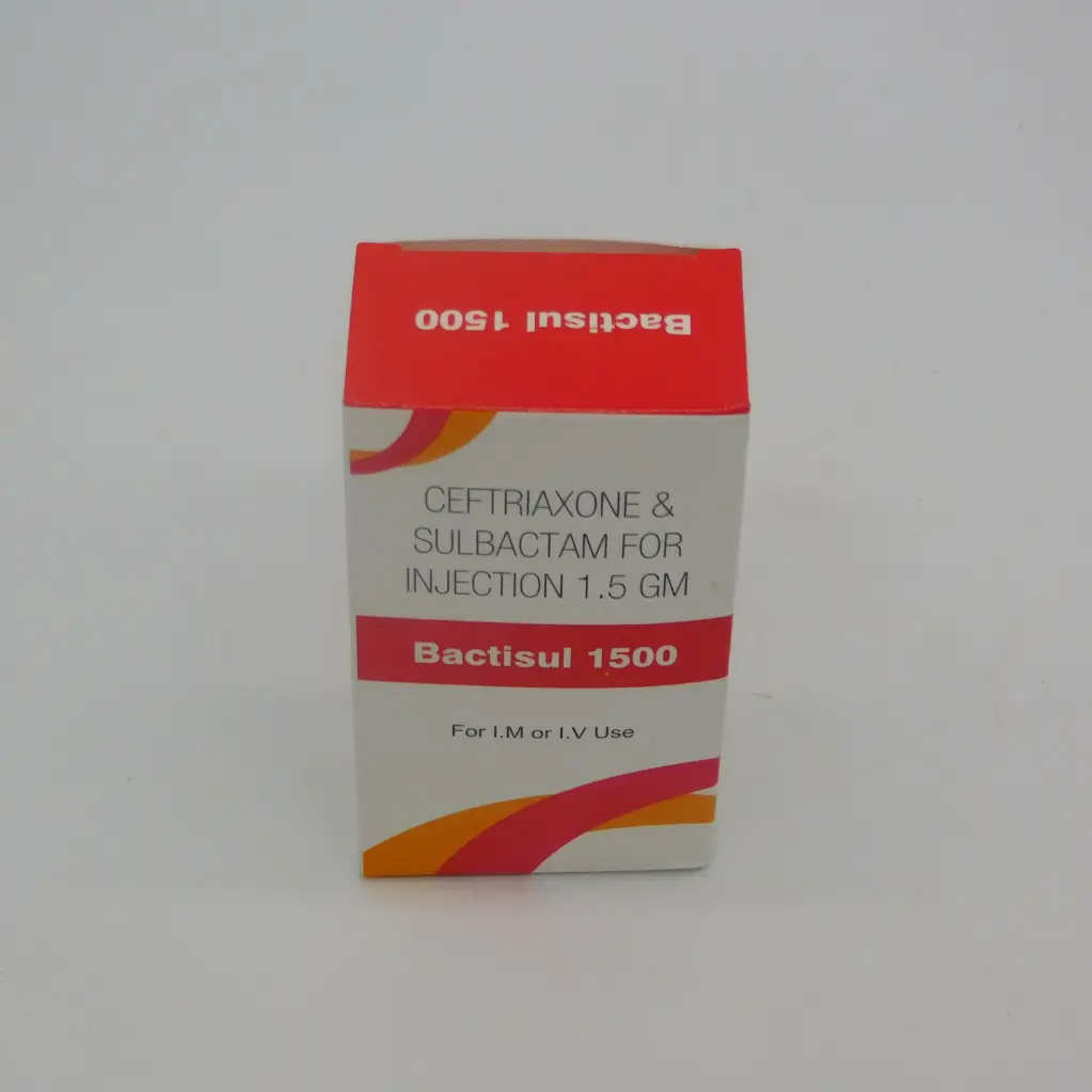 Ceftriaxone 1g/Sulbactam 0.5g Injection (Bactisul 1500)