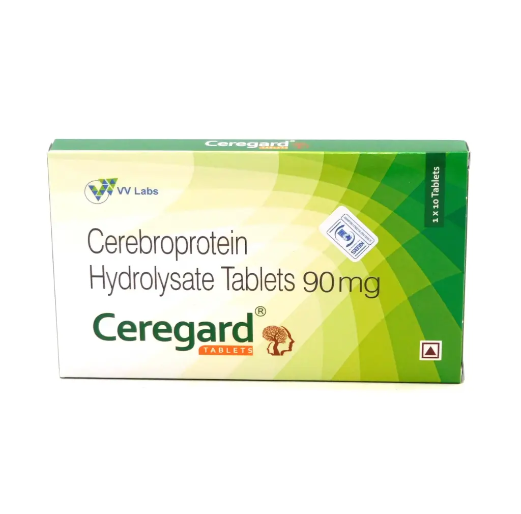 Cerebroprotein Hydrolysate 90mg Tablets (Ceregard)
