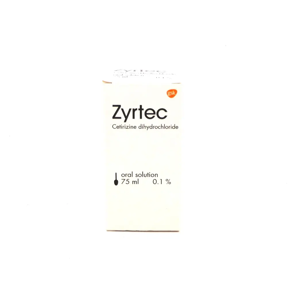 Cetirizine Syrup 75ml (Zyrtec)