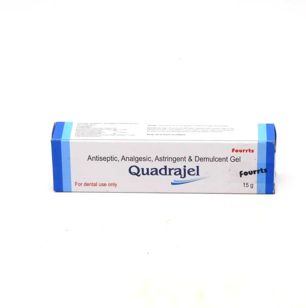 Chlorhexidine Gluconate, Metronidazole and Lidocaine 15g (Quadrajel) 
