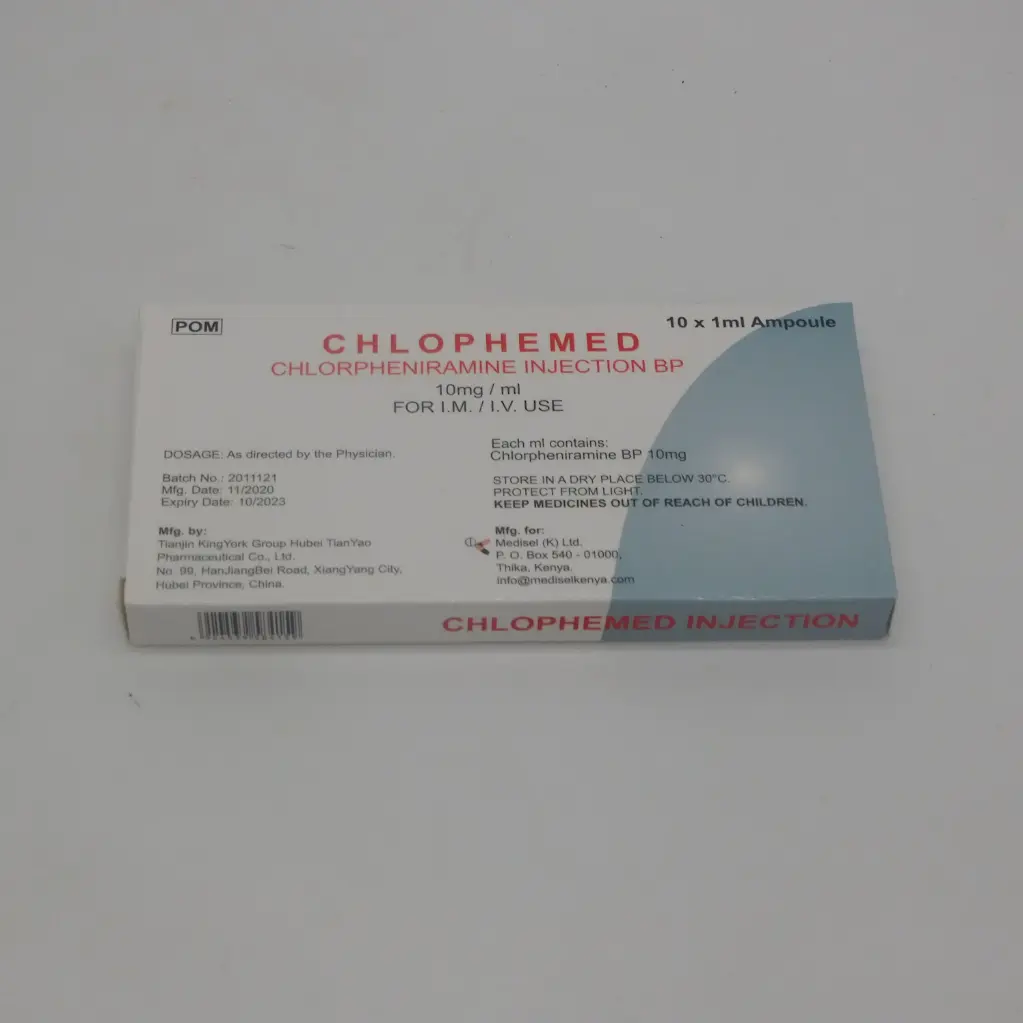 Chlorpheniramine 10mg/ml Injection Ampoule (Chlophemed)