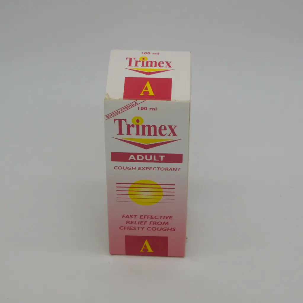 Chlorpheniramine Maleate/Pseudoephedrine HCl/Guaifenesin 2mg/30mg/100mg/5ml Syrup 100ml (Trimex Adult)
