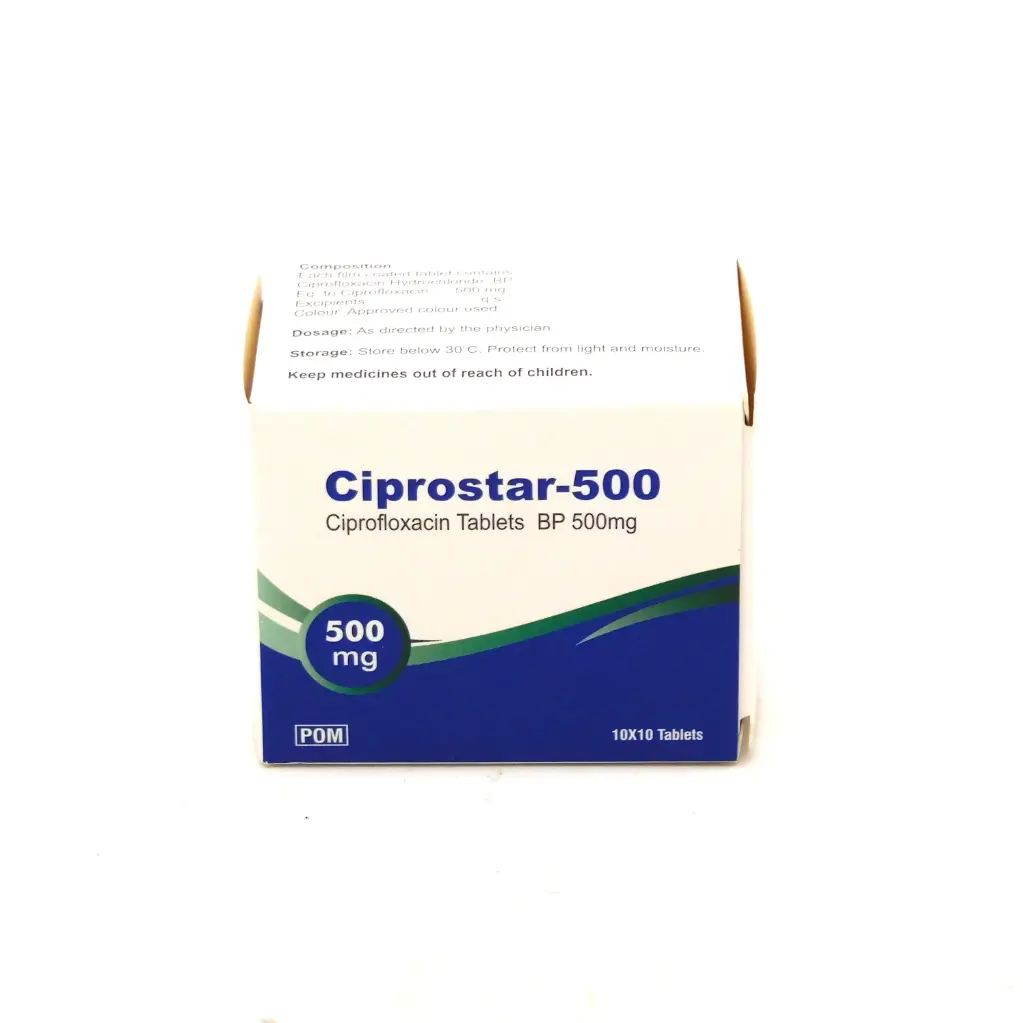 Ciprofloxacin 500mg Tablets (Ciprostar)