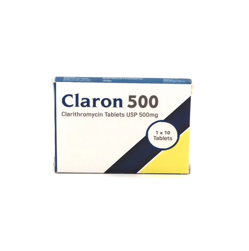 Clarithromycin 500mg Tablets (Claron 500)
