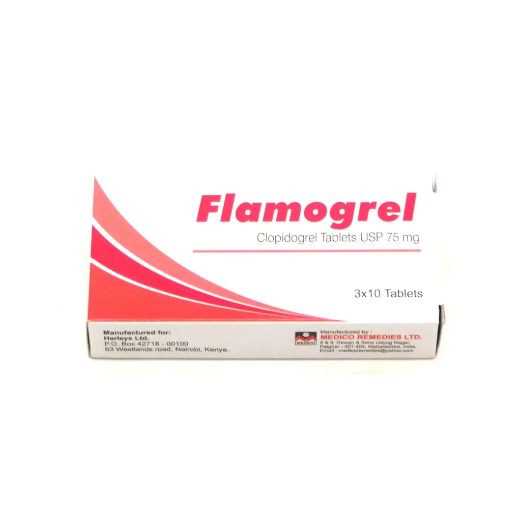 Clopidogrel 75mg Tablets (Flamogrel)