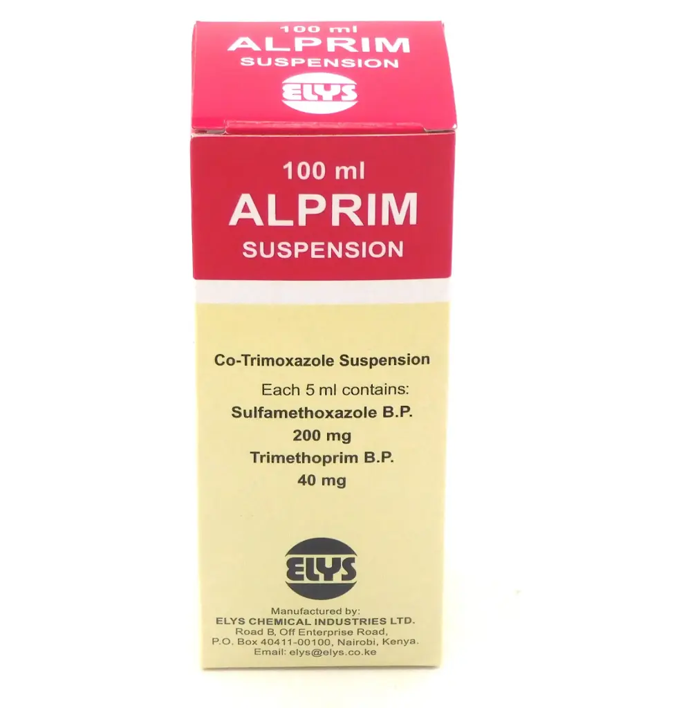 Co-Trimoxazole Suspension 100ml (Alprim)
