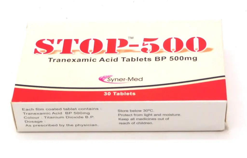 Tranexamic Acid 500mg Tablets (STOP 500)