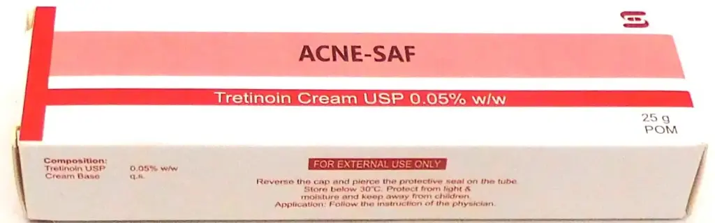 Tretinion 25g Cream (Acne-Saf)