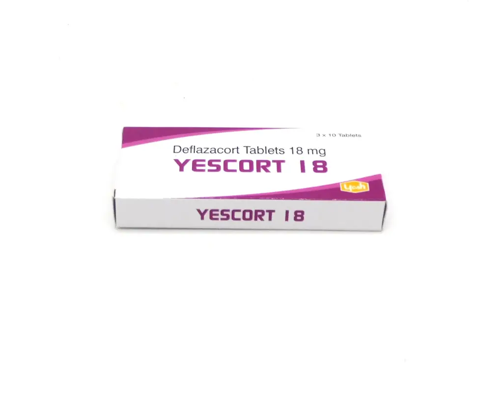 Deflazacort 18mg Tablets (Yescort)