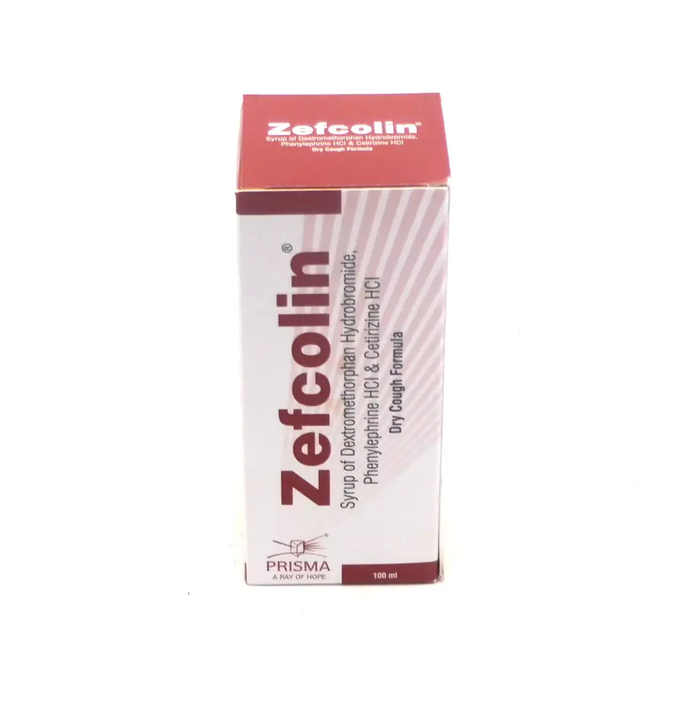 Dextromethorphan Hydrobromide/Hcl 100ml Syrup (Zefcolin)