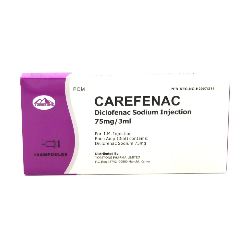Diclofenac Injection 75mg/3ml (Carefenac)